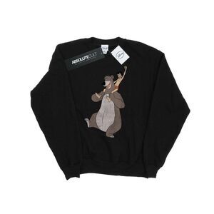 Jungle Book Womens/Ladies Classic Mowgli And Baloo Sweatshirt / Black